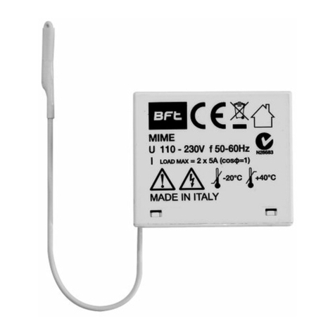BFT MIME AC installation instructions