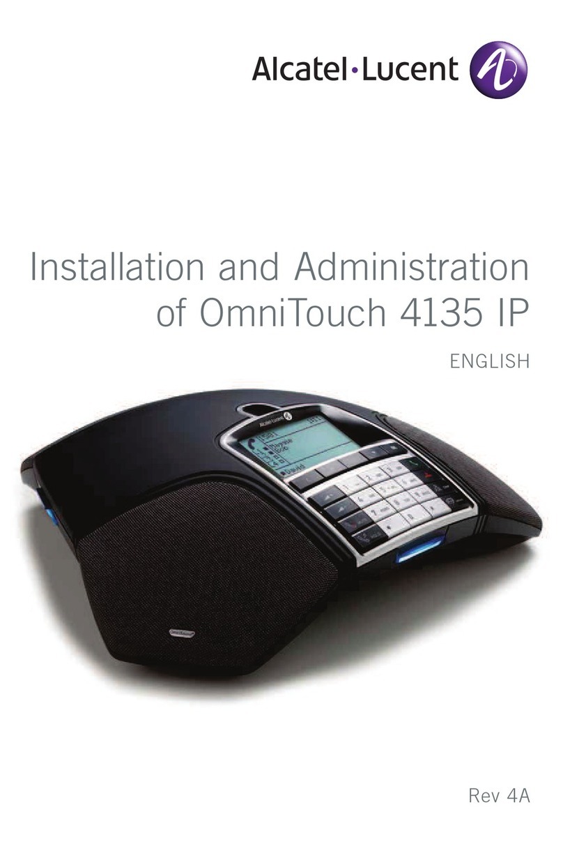 Alcatel-Lucent OmniTouch 4135 IP Instruction Manual Alcatel-Lucent OmniTouch 4135 IP Instruction Manual