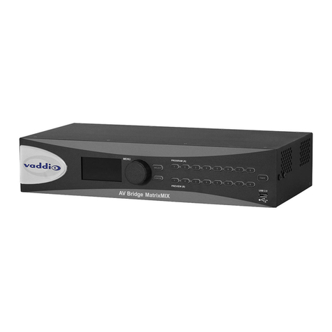 VADDIO AV Bridge MatrixMIX User manual