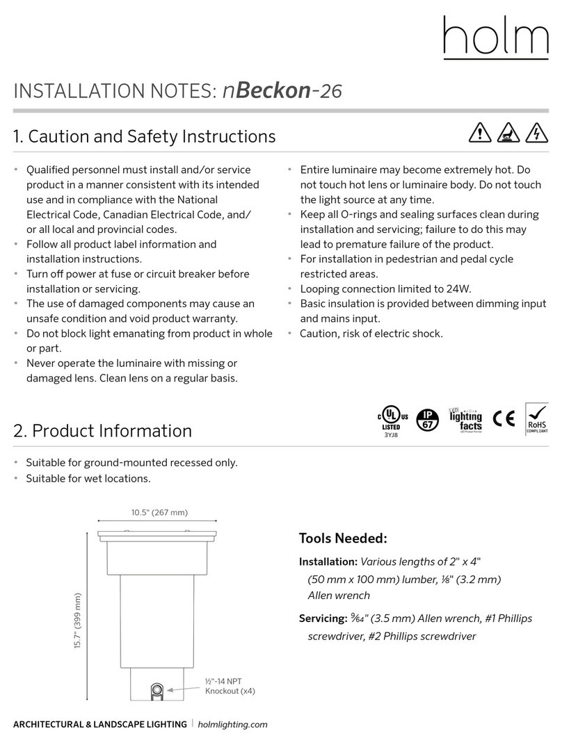 Holm nBeckon-26 Installation notes