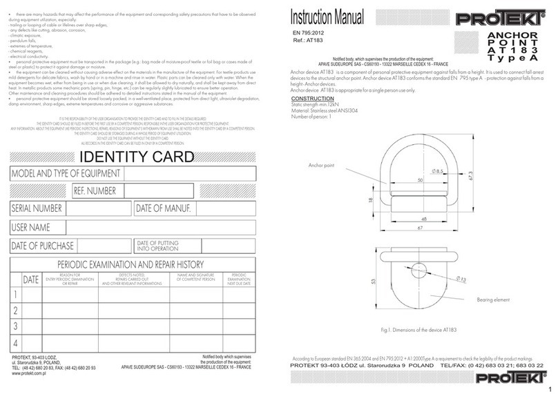 Protekt AT 183 instruction manual