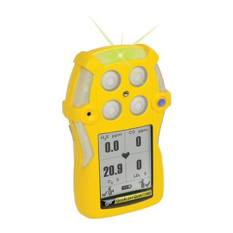 Honeywell BW Technologies GasAlert Quattro User manual