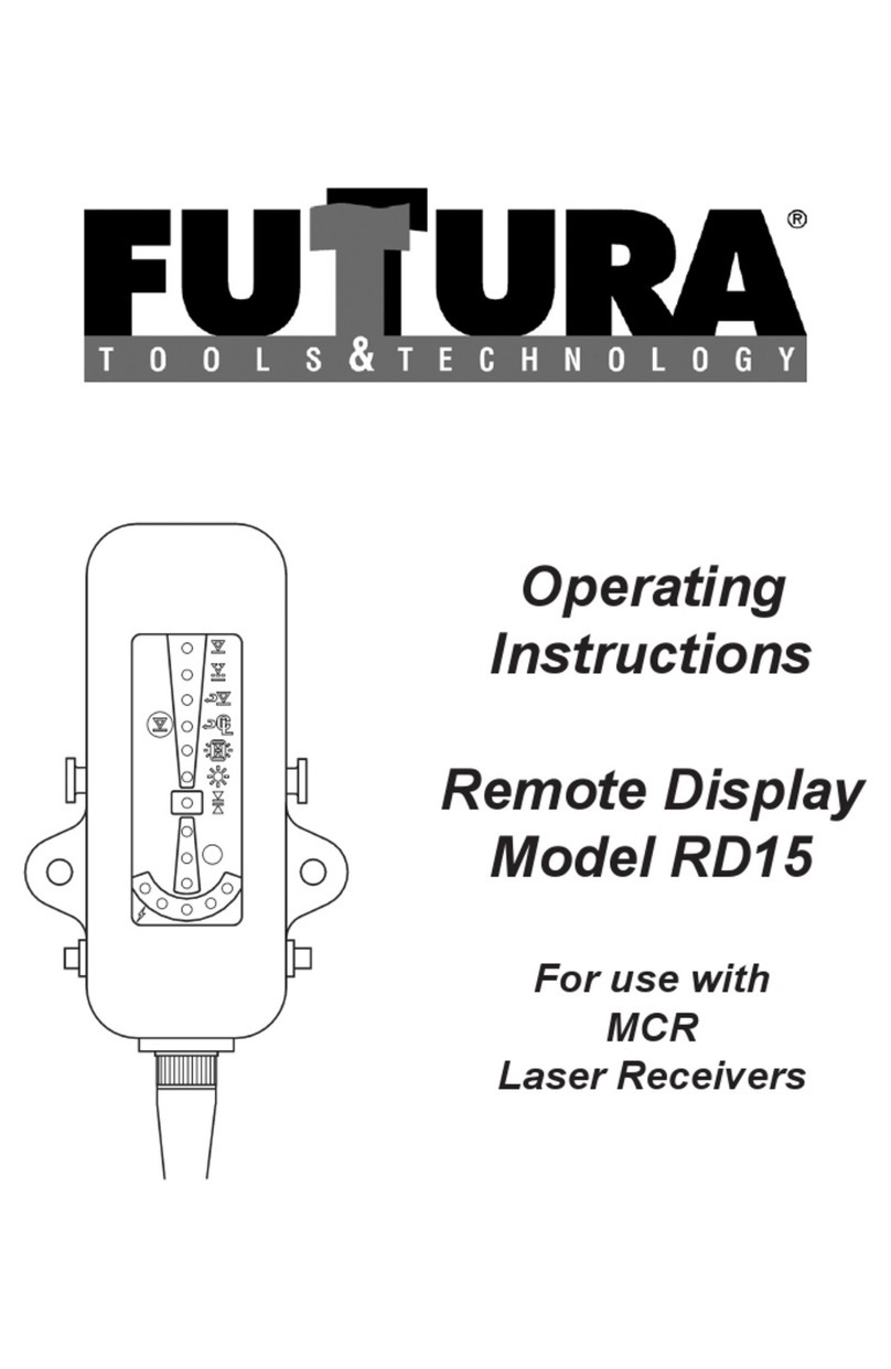 Futura RD15 User manual