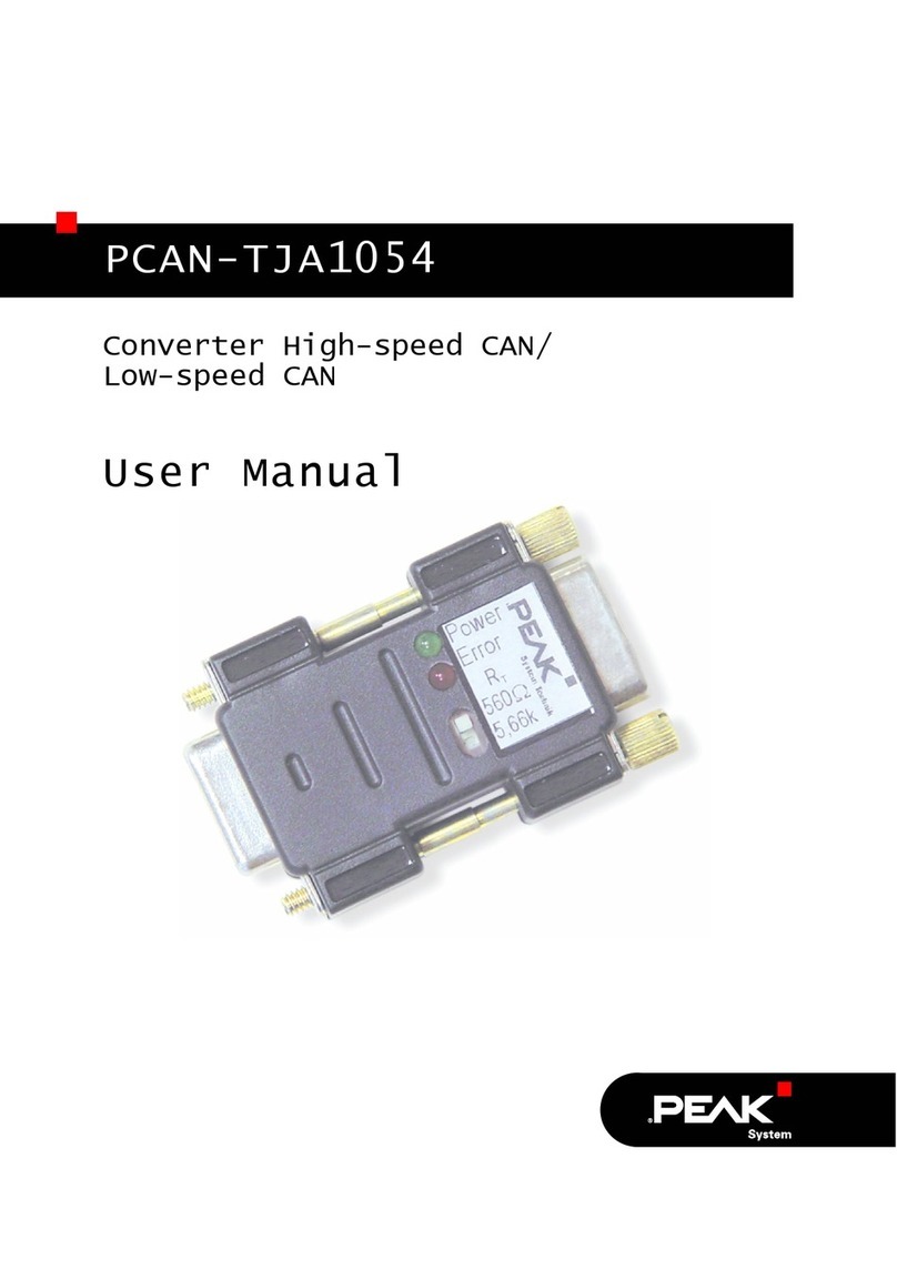 Peak PCAN-TJA1054 User manual