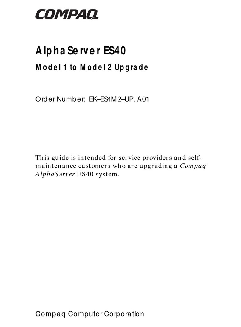 Compaq AlphaServer ES40 Quick start guide