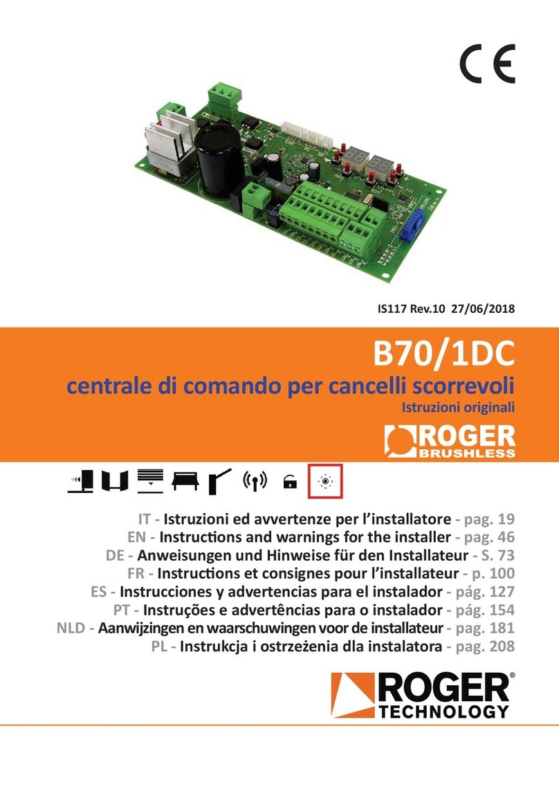 Roger B70/1DC Product manual