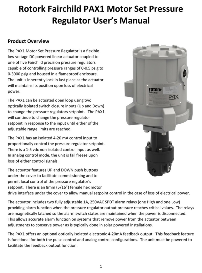 Rotork Fairchild PAX1 user manual