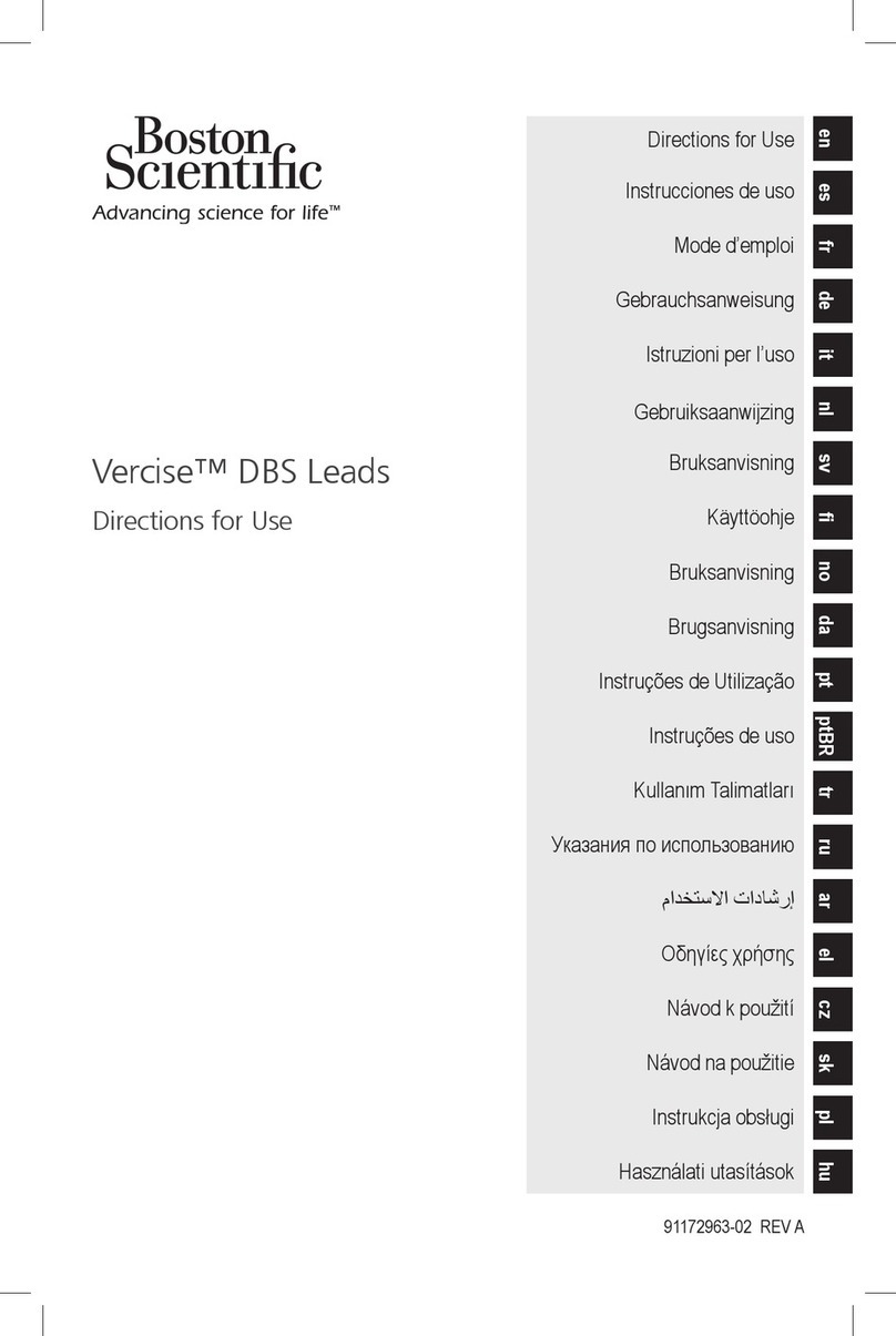 Boston Scientific Vercise DBS Leads Series Directions for use