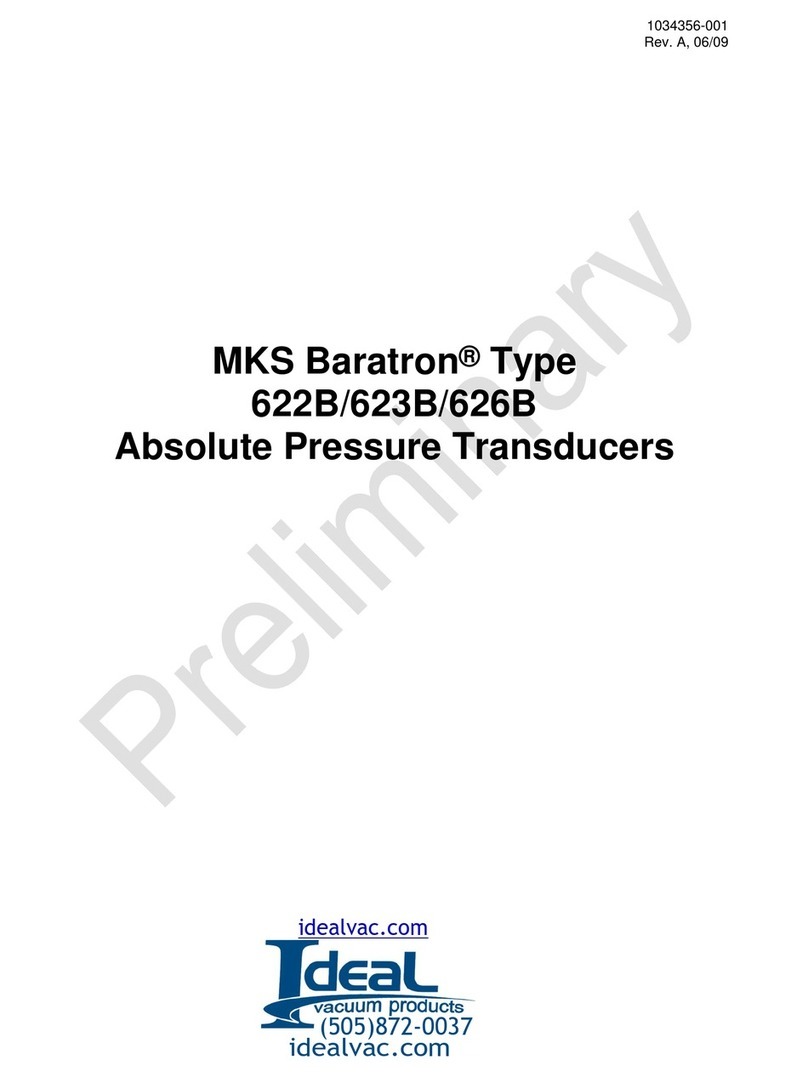 Ideal Vacuum MKS Baratron 622B manual