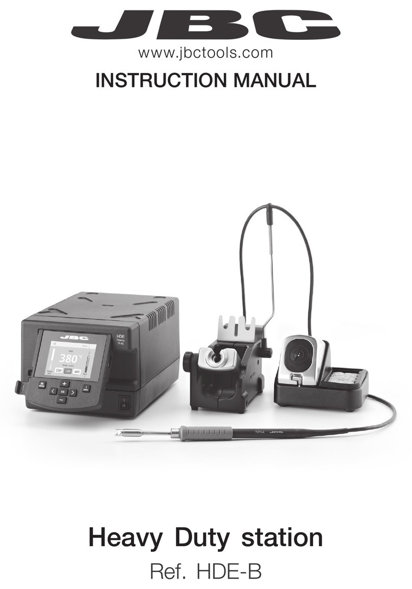 jbc HDE-B Series User manual