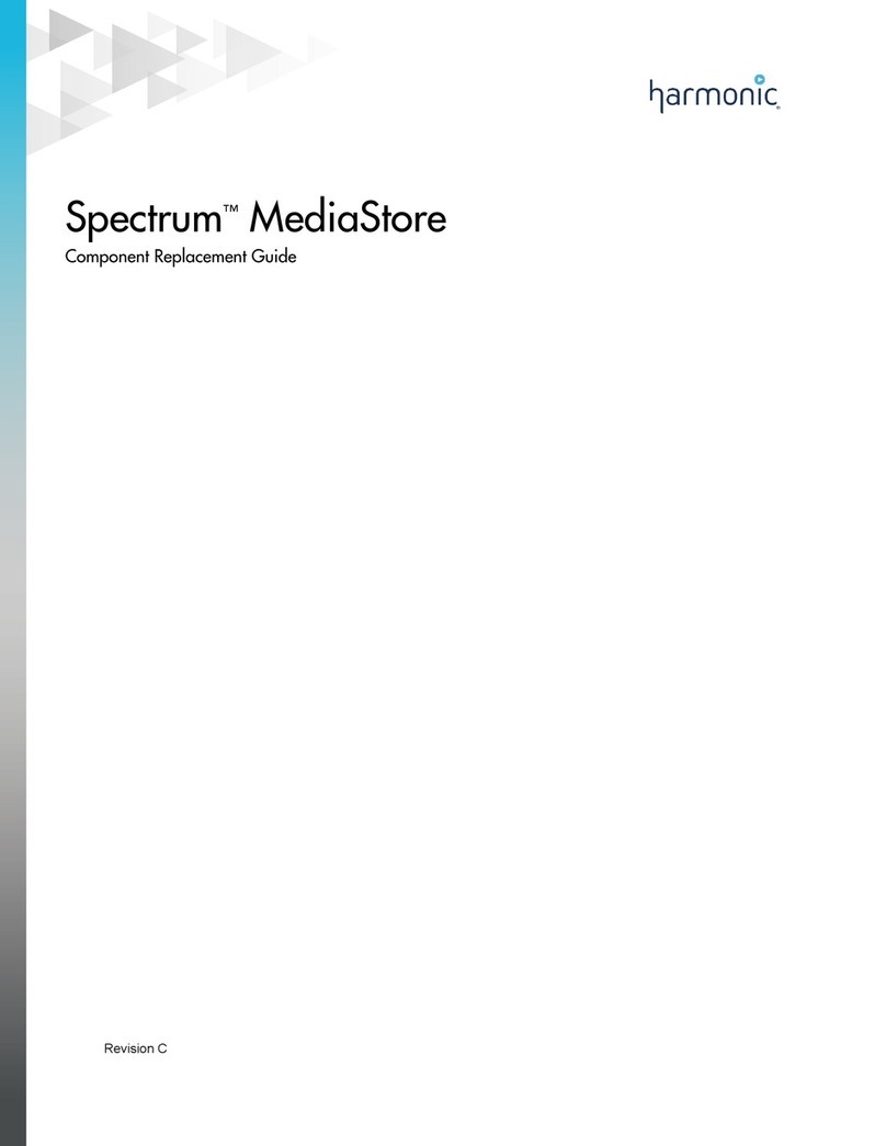 Harmonic Spectrum MediaStore Series Component replacement guide Harmonic Spectrum MediaStore Series Component replacement guide