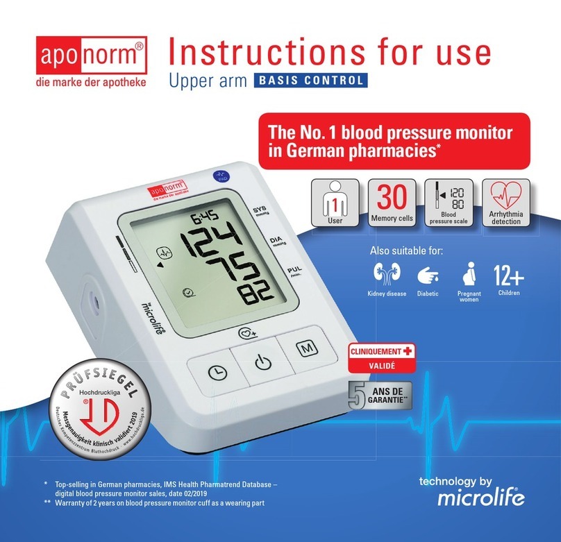 Microlife Aponorm Basis Control User manual