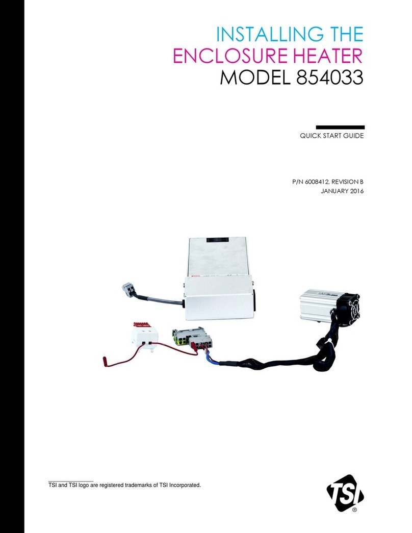 TSI Instruments 854033 User manual