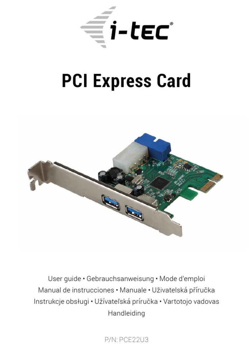 Itec PCE22U3 User manual