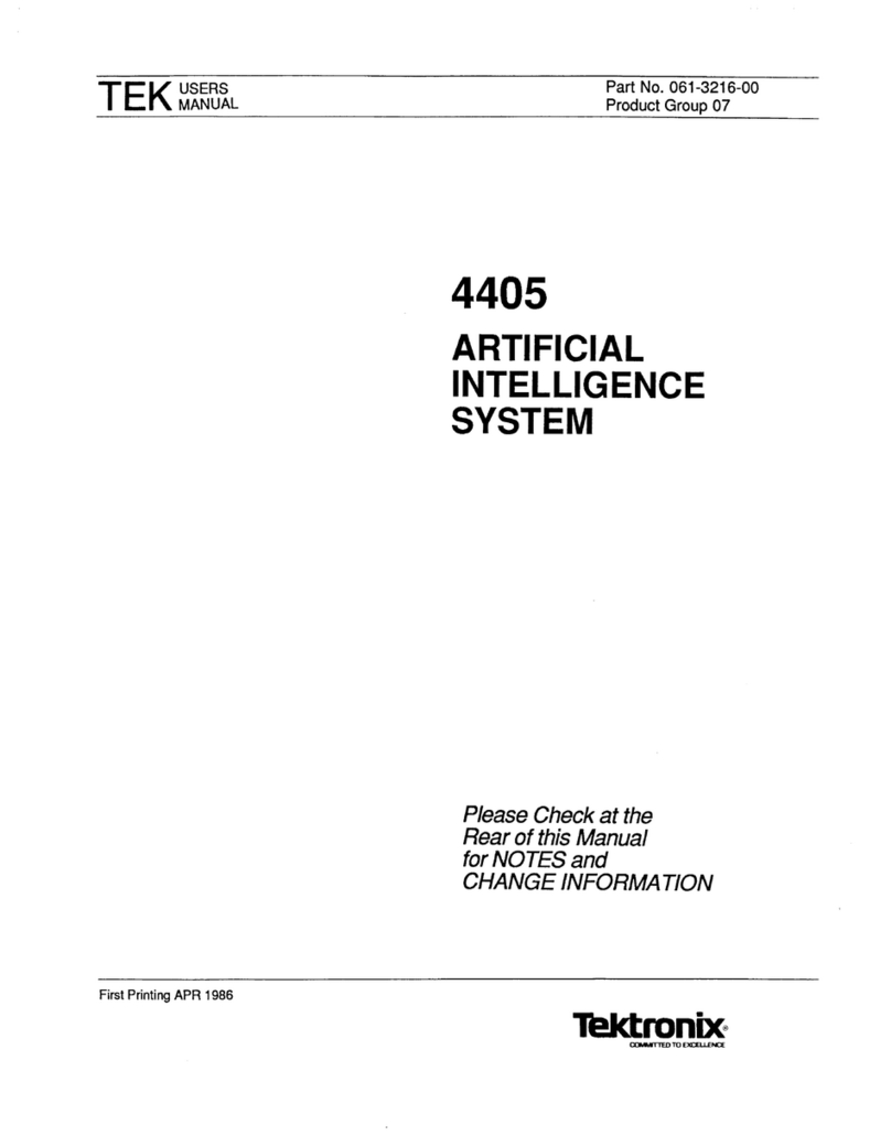 Tektronix 4405 user manual