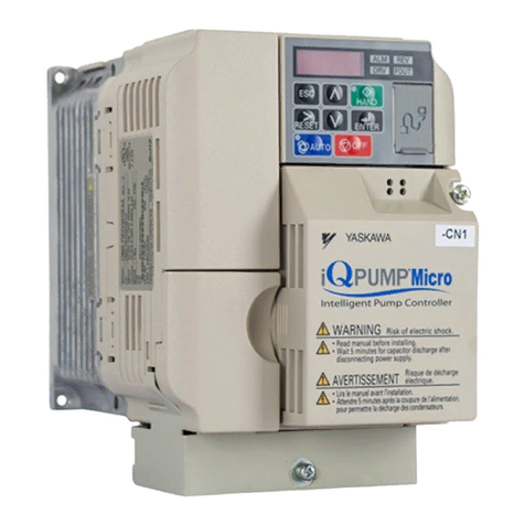 YASKAWA iQpump Micro CIMR-PW Series User manual YASKAWA iQpump Micro CIMR-PW Series User manual