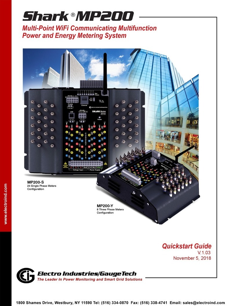 Electro Industries/GaugeTech Shark 100T quick start guide