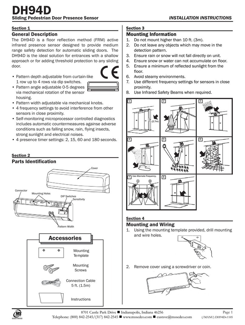 MS Sedco DH94D installation instructions