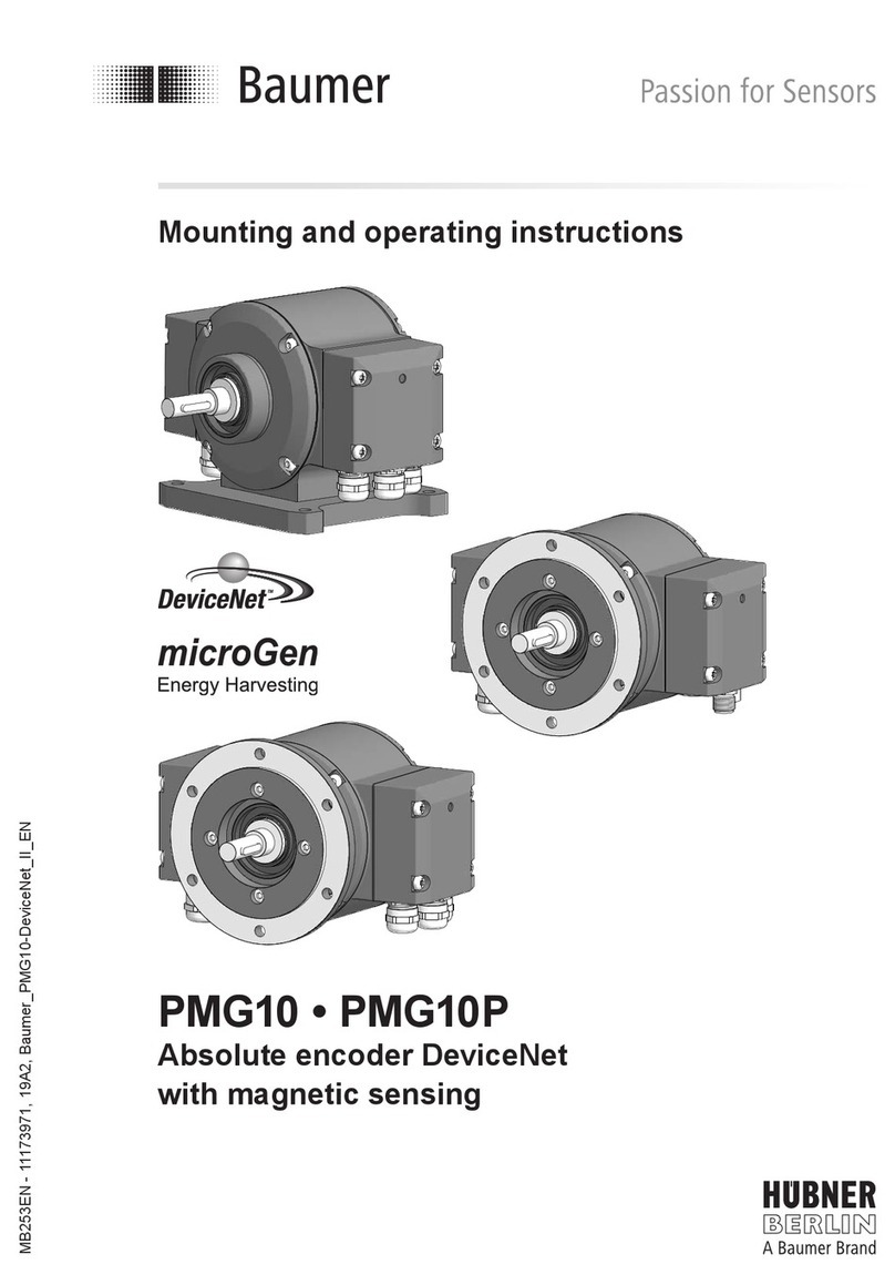 Baumer PMG10 Series Service manual Baumer PMG10 Series Service manual
