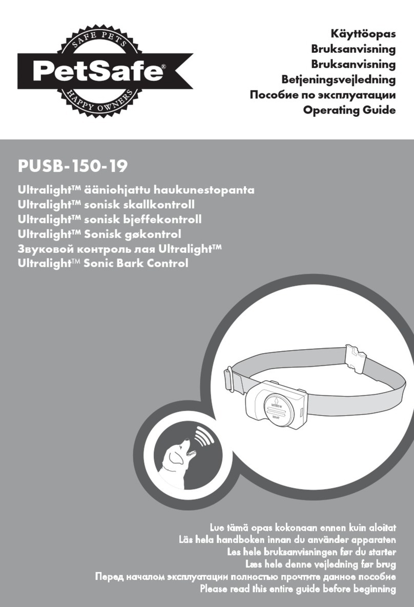 Petsafe Ultralight PUSB-150-19 User manual