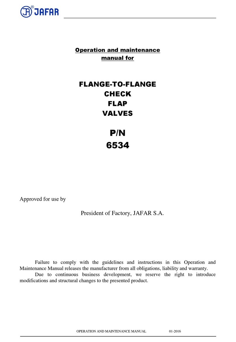 Jafar 6534 Operation and maintenance manua