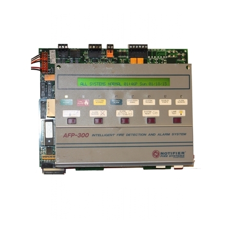 Notifier AFP-300 Owner's manual Notifier AFP-300 Owner's manual