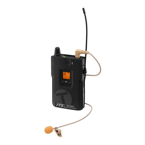 Monacor JTS TG-98RA /5 User manual