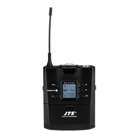 Monacor JTS RU-G3TB/5 User manual
