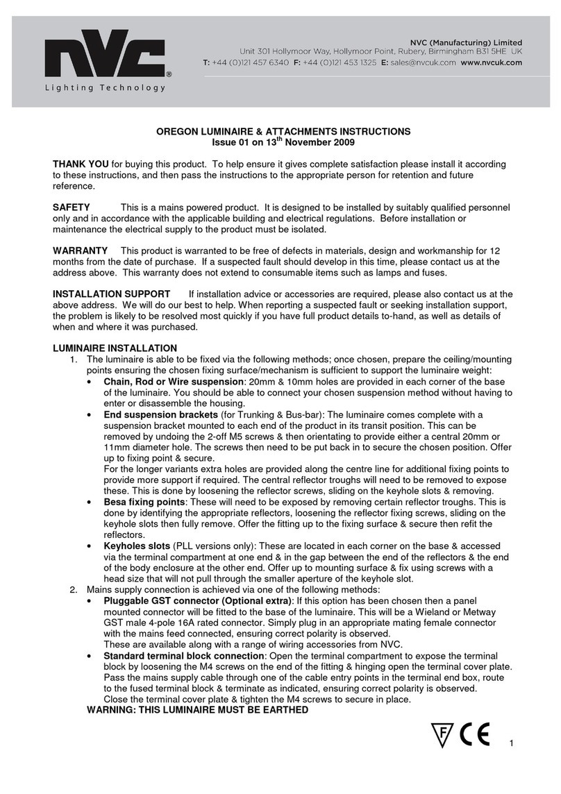 NVC OREGON Series Attachment instructions