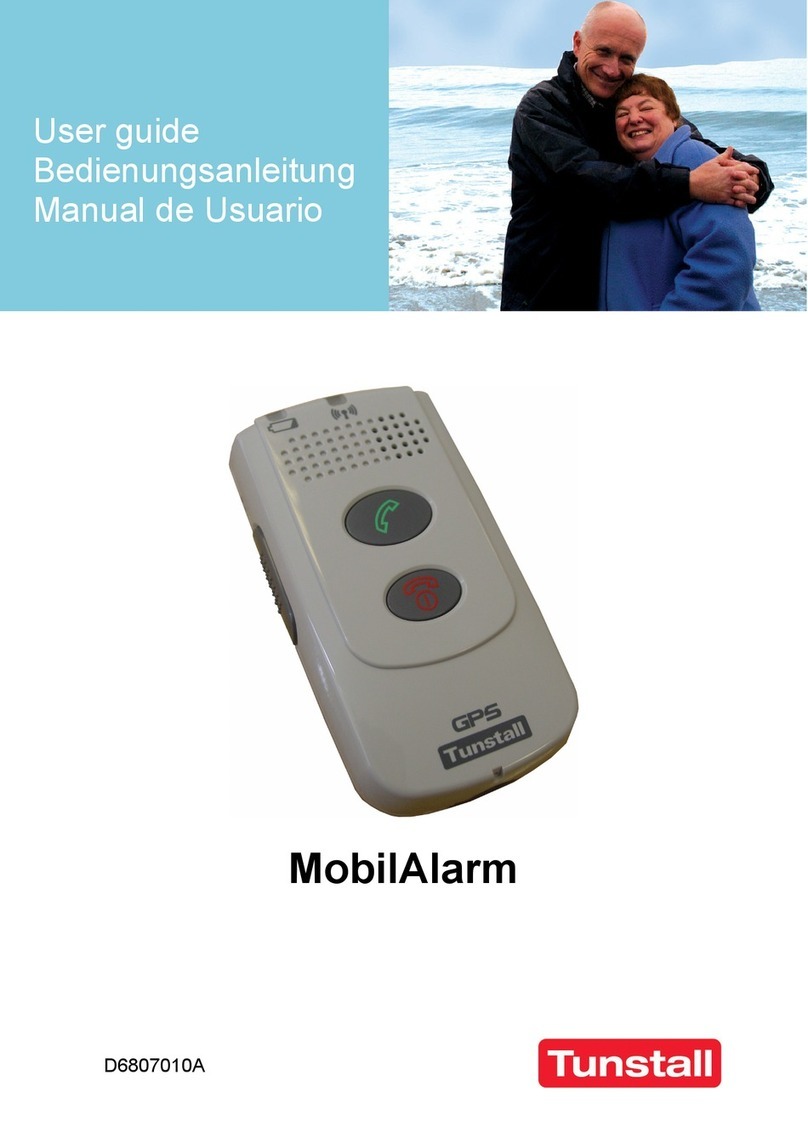 Tunstall MobilAlarm user guide Tunstall MobilAlarm user guide
