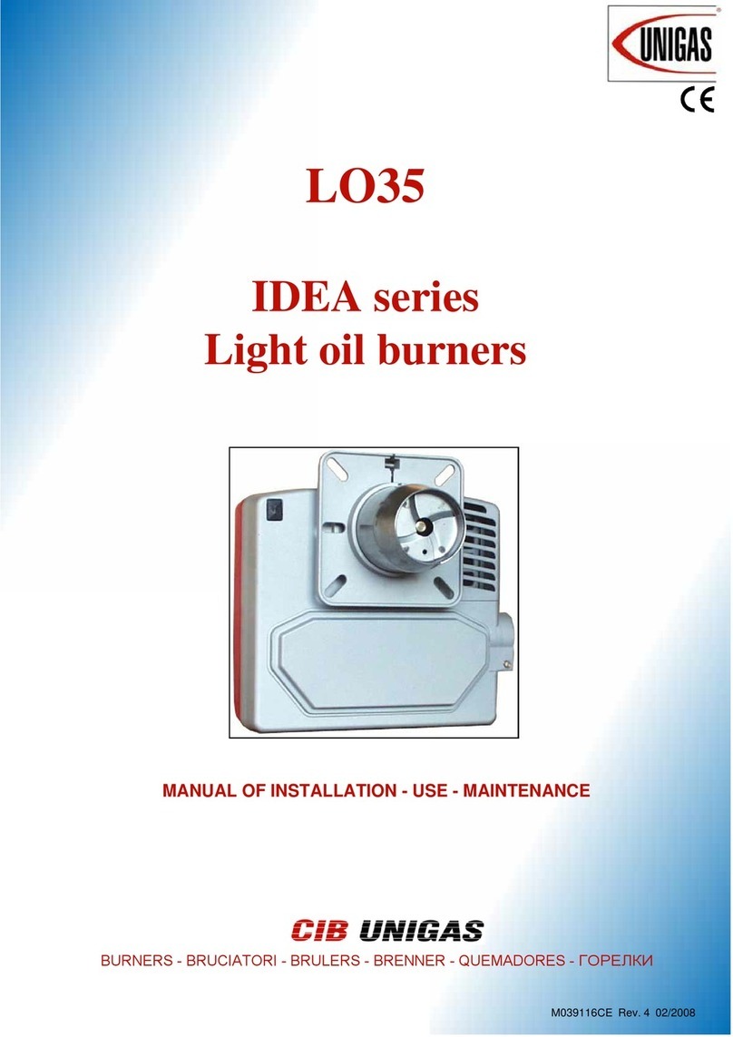 CIB UNIGAS Idea Series Operating manual