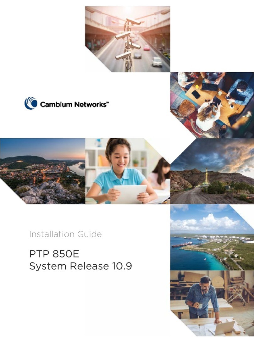 Cambium Networks PTP 850E installation guide