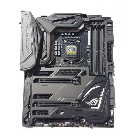 Asus Maximus IX Code User manual