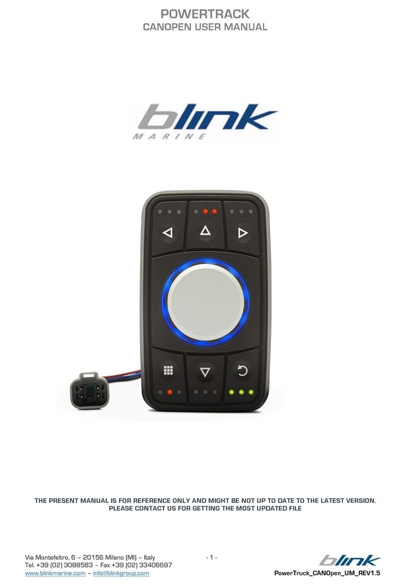 Blink Marine POWERTRACK user manual