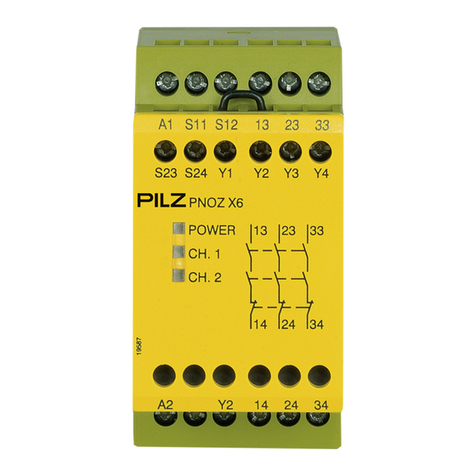 Pilz PNOZ X6 Wiring diagram