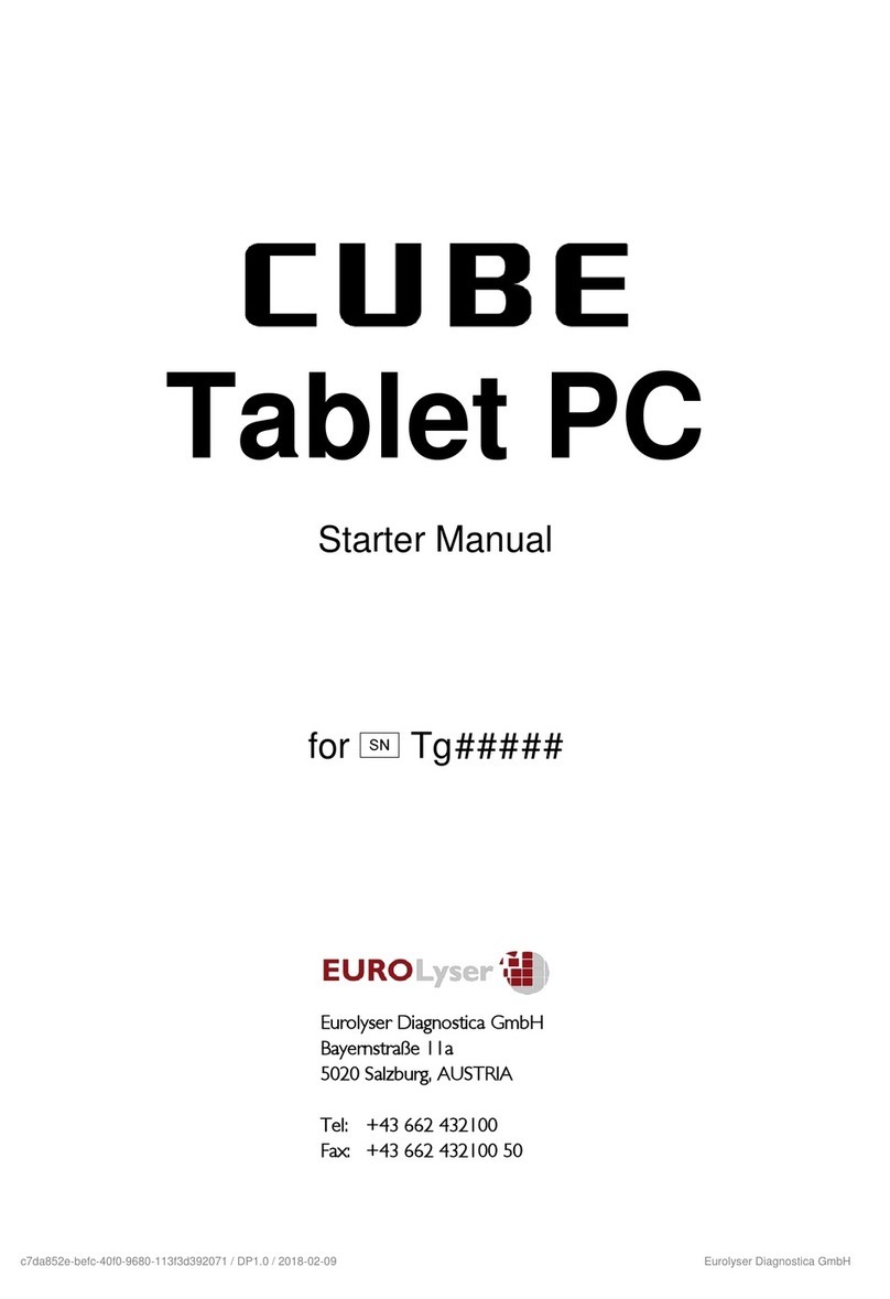 Eurolyser Cube Starter manual