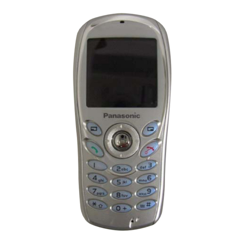 Panasonic EBG60 - CELL PHONE User manual Panasonic EBG60 - CELL PHONE User manual