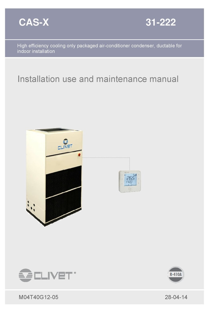 CLIVET CAS Series User manual