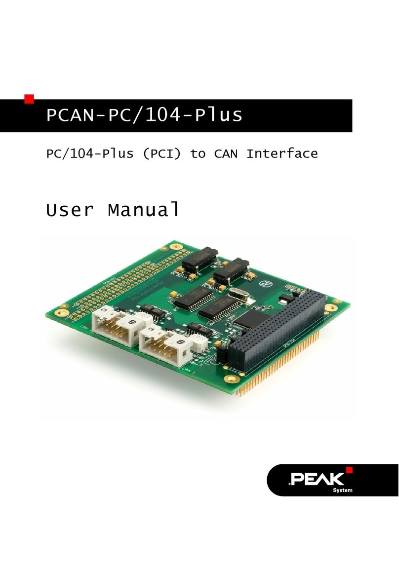 Peak PCAN-PC/104-Plus user manual Peak PCAN-PC/104-Plus user manual