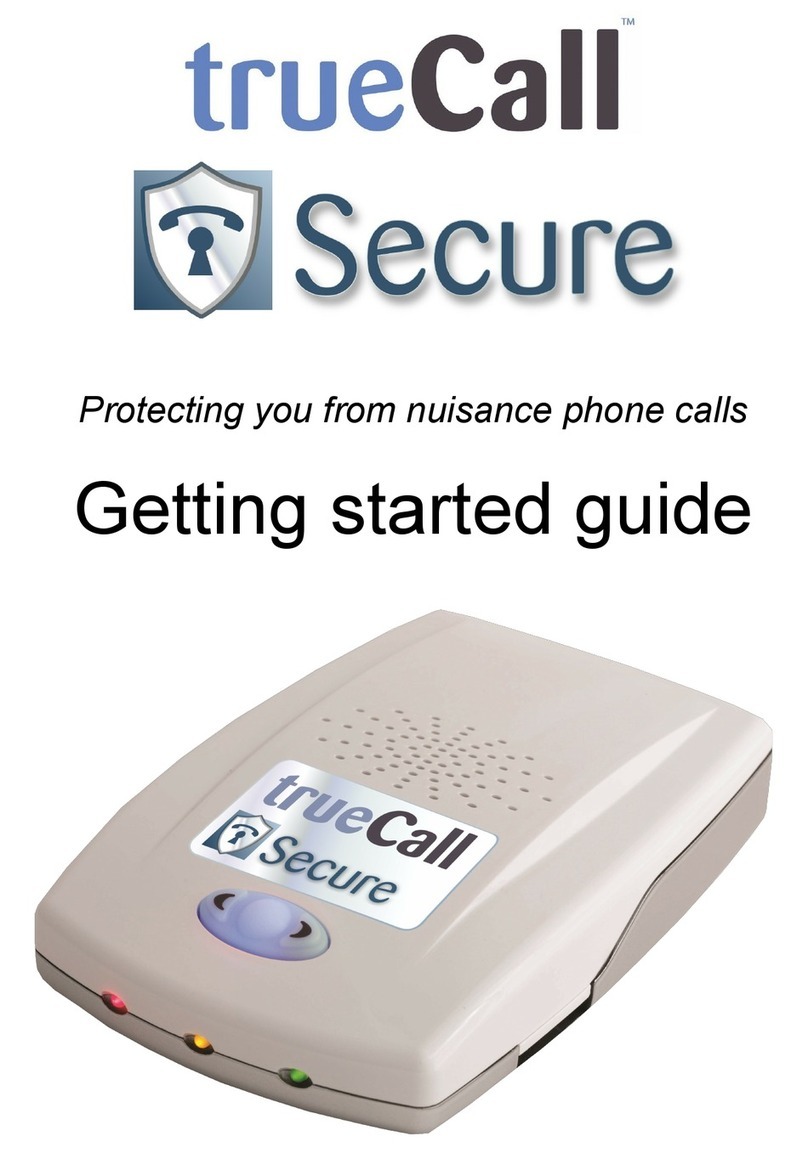trueCall Secure Getting started guide