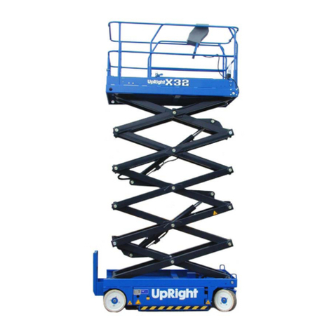 Upright X26 Ultra Narrow Operator's manual