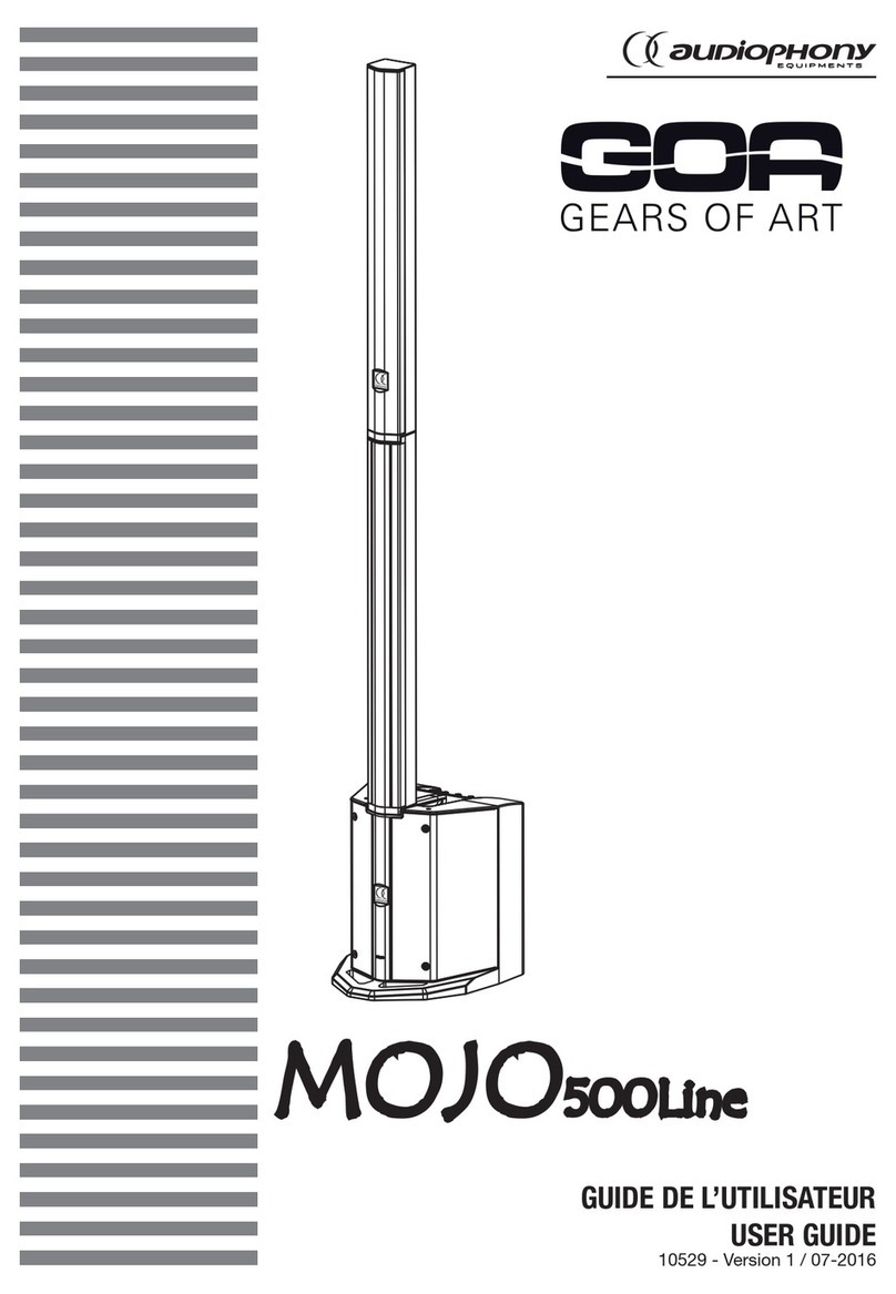 audiophony MOJO500Line user guide