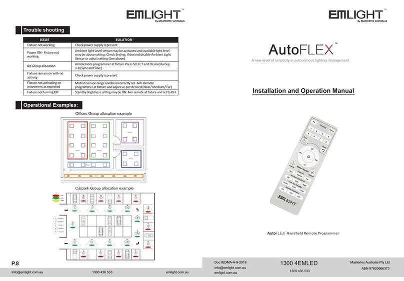 MASTERTEC SUSTRALIA ENILIGHT AutoFLEX User manual