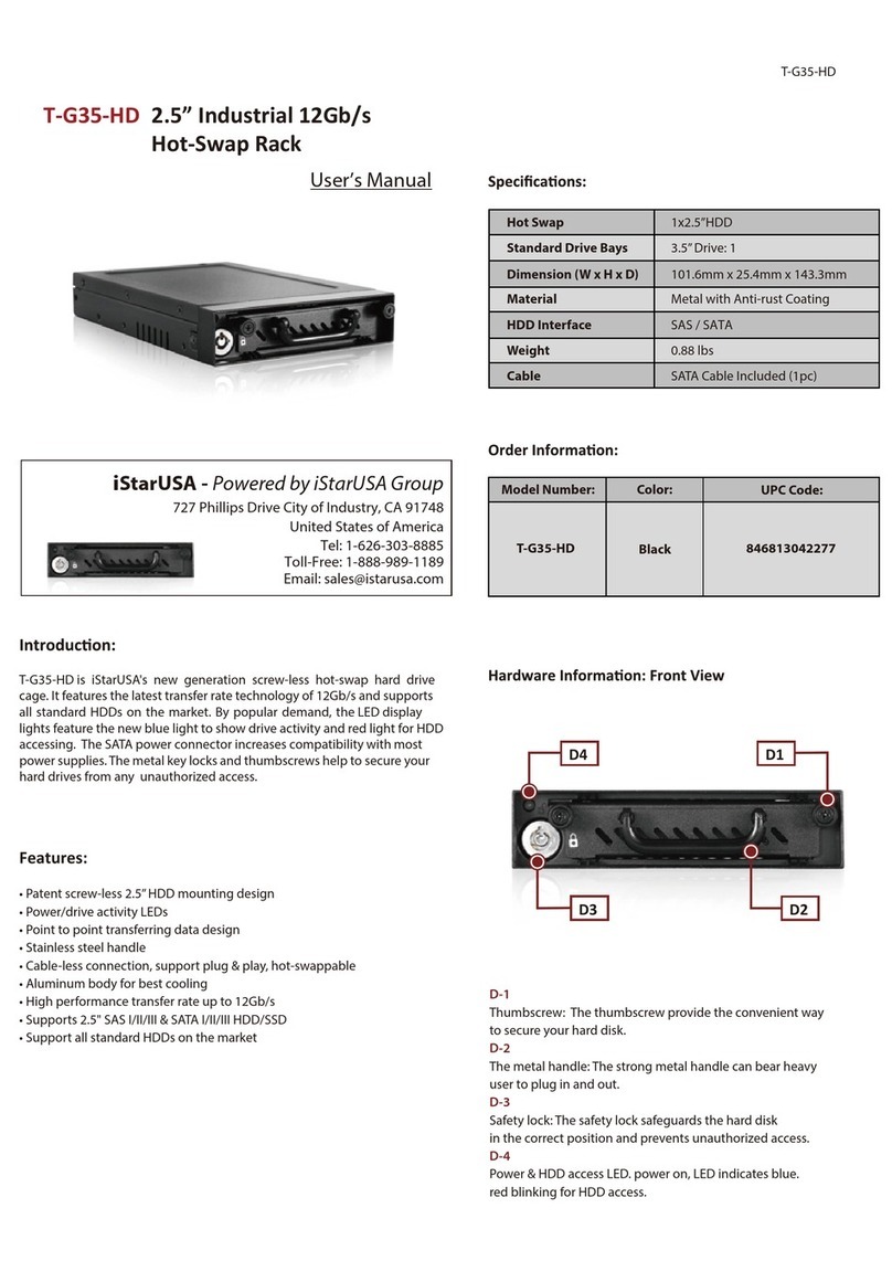 iStarUSA T-G35-HD User manual iStarUSA T-G35-HD User manual