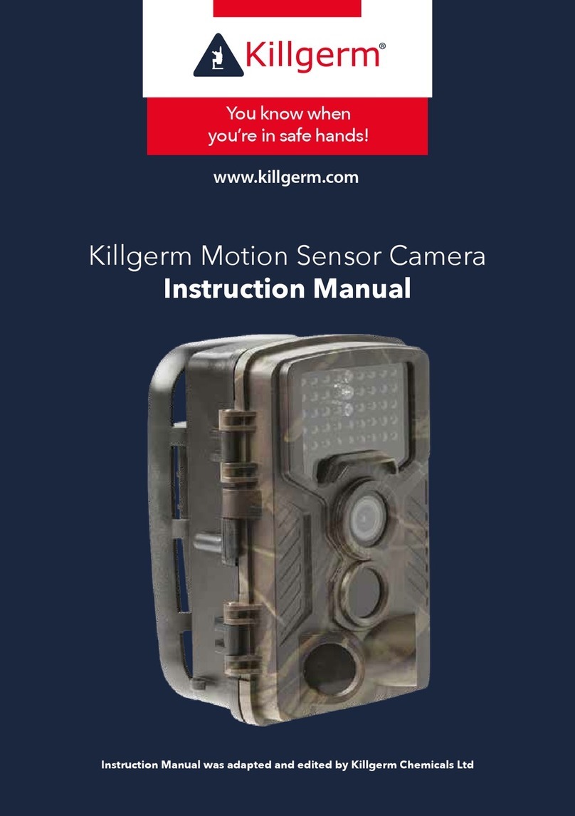Killgerm Motion Sensor Camera instruction manual