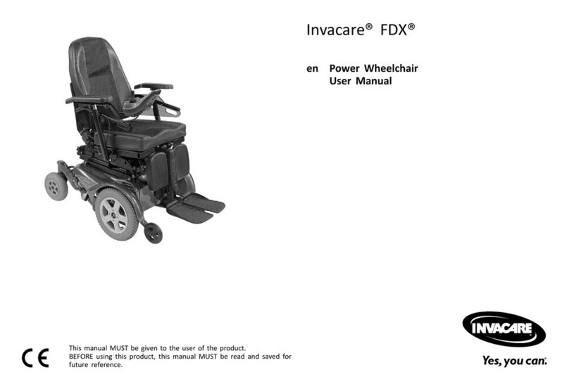 Invacare FDX user manual
