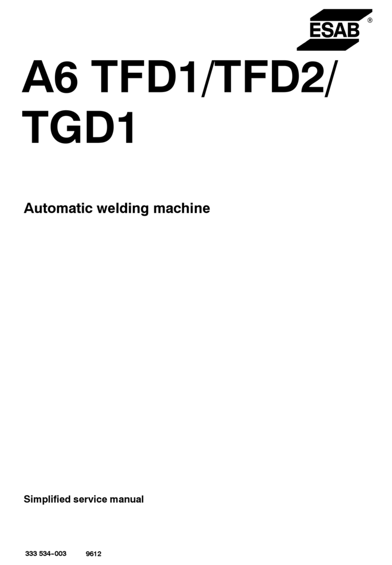 ESAB A6 TFD1 Simplified service manual