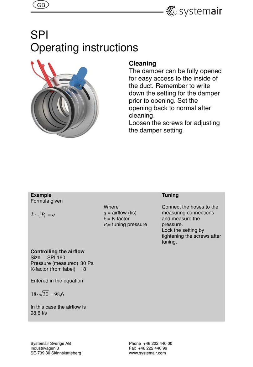 System air SPI operating instructions