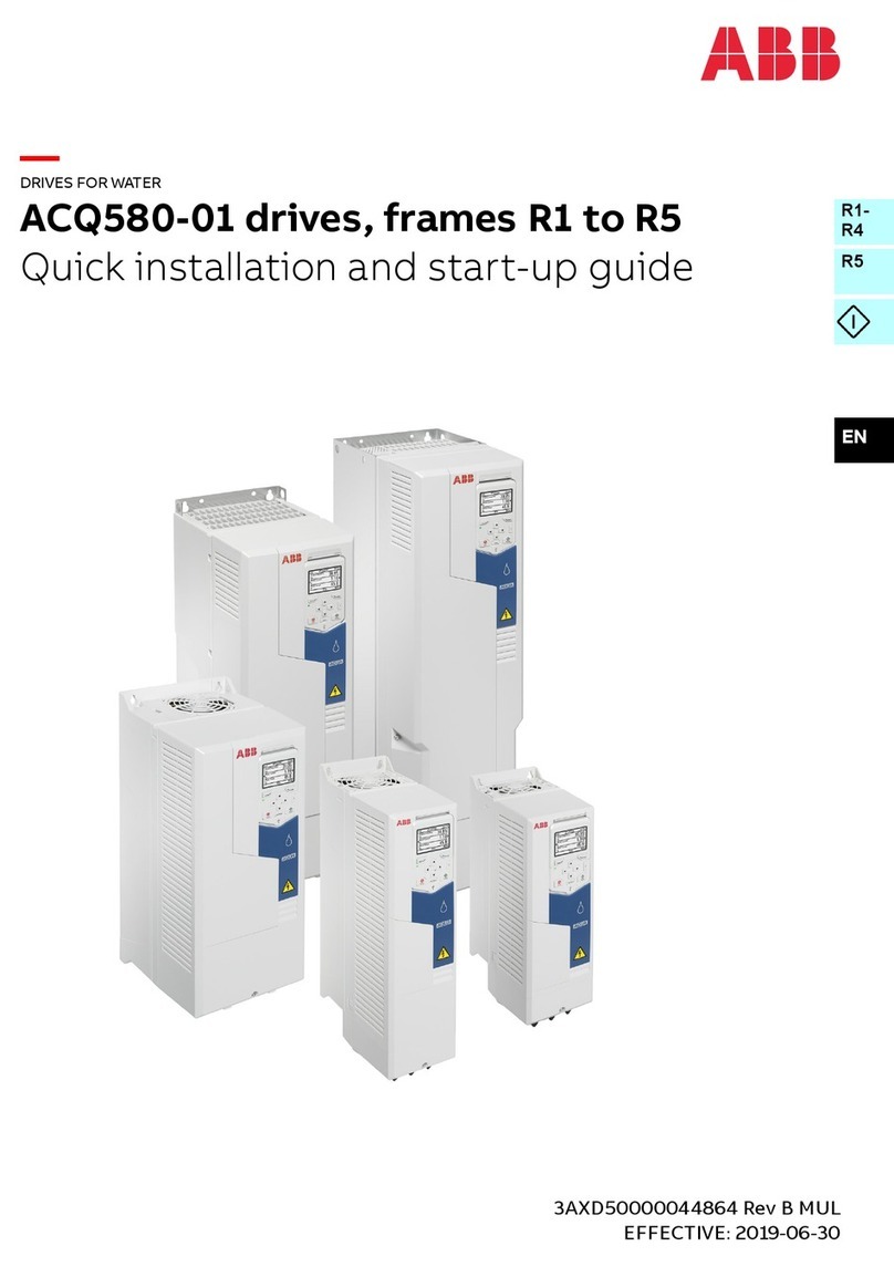 ABB ACQ580-01 Series Installation manual