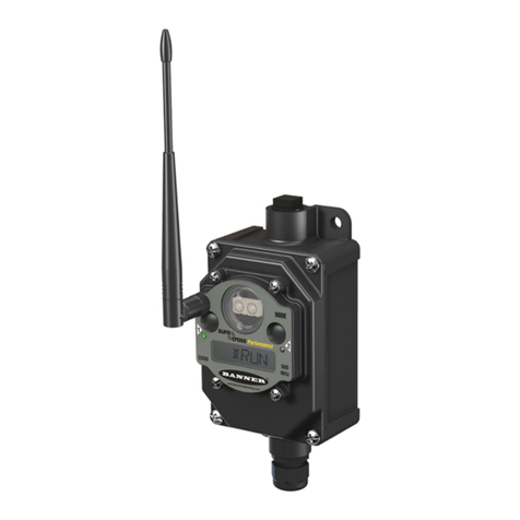 Banner Sure Cross Performance P15E Node Series manual